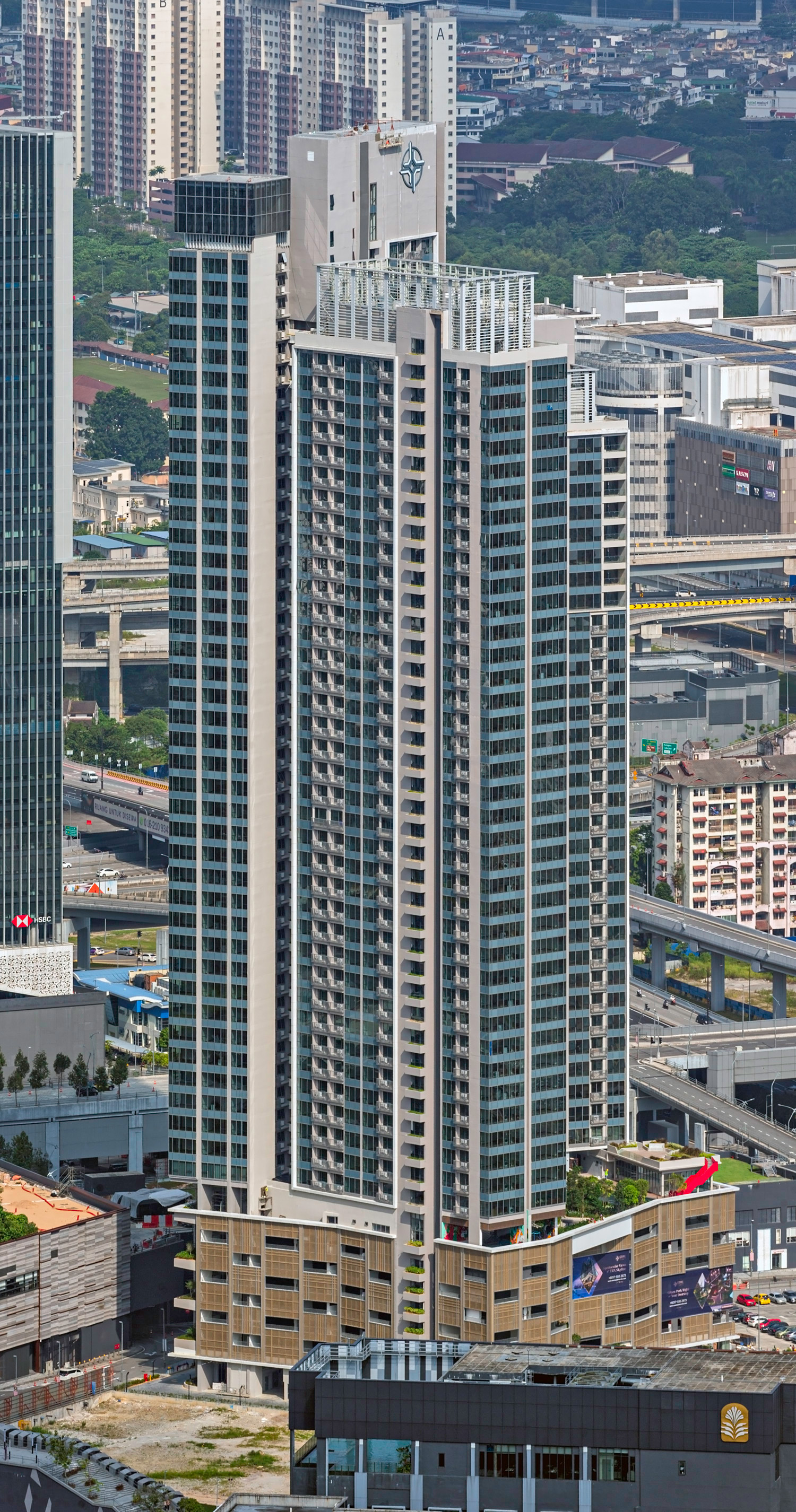 CORE Residence @ TRX, Kuala Lumpur - View from KL Tower. © Mathias Beinling